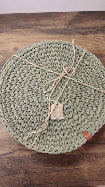 Podkładki na stół - Hand Made, Szydłosfera - kpl