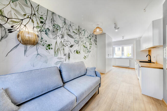 Kawalerka gotowa do zamieszkania, wysoki standard