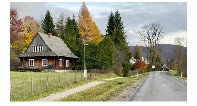 Leśniczówka Wetlina Bieszczady działka 35 arów