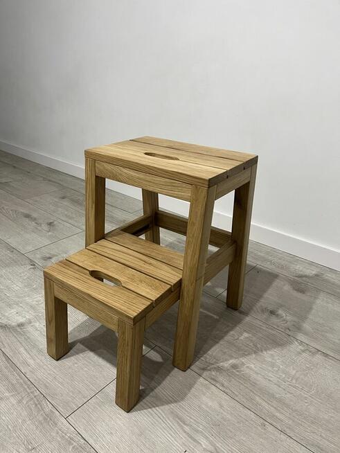 Taboret Dębowy 2w1 Stepoak