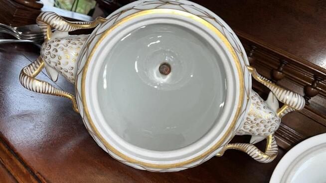 Amfora Furstenberg. Germany. Ręcznie zdobiona. Syg. 1966