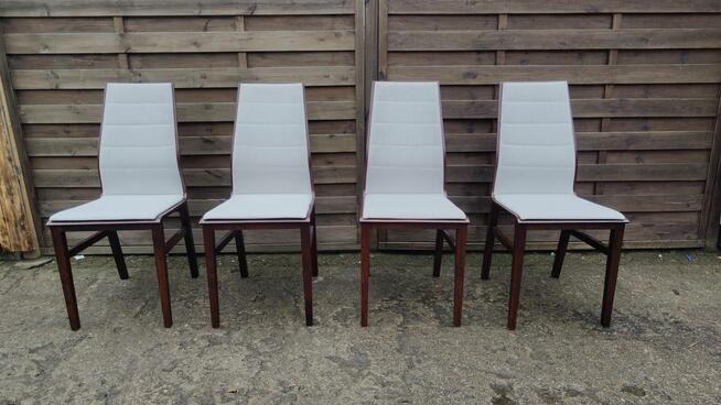 Komplet Paged stół rozkładany Cuba + 4 krzesła Linea Macao