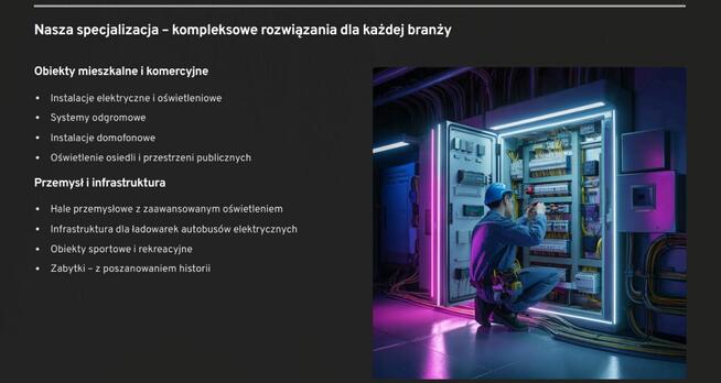 PRACA DLA ELEKTRYKA INSTALATORA