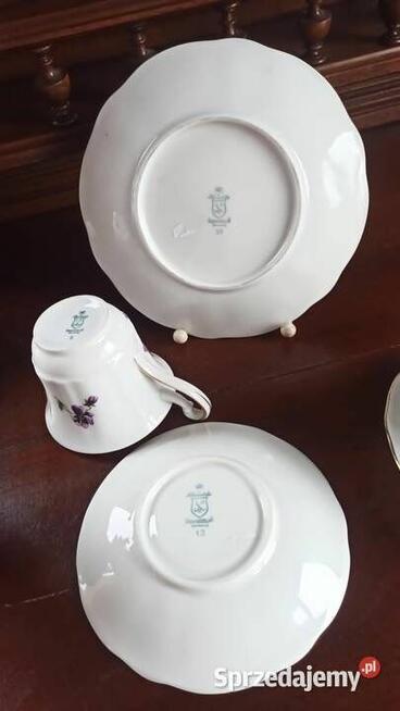 Fiołeczki. Filiżanka. Syg. Rheinpfalz. Germany.