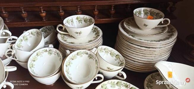 Filiżanka z talerzykiem z Serwisu Morbar.