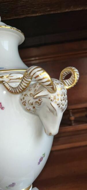 Amfora Furstenberg. Germany. Ręcznie zdobiona. Syg. 1966