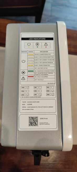 Inwerter, falownik Goodwe GW3000-XS - On-Grid, jednofazowy