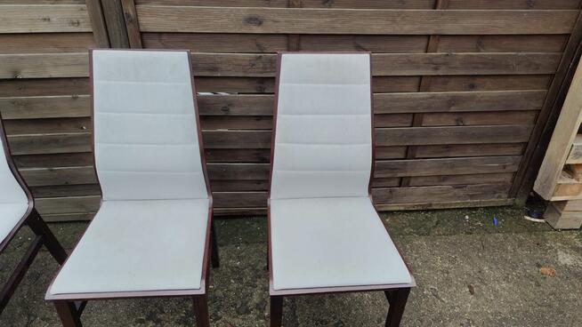 Komplet Paged stół rozkładany Cuba + 4 krzesła Linea Macao