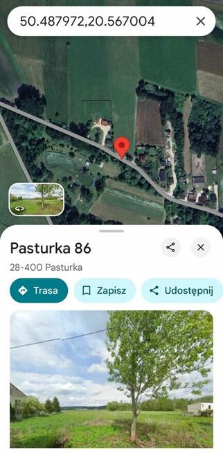 Sprzedam działkę rolno-budowlana w Pasturce