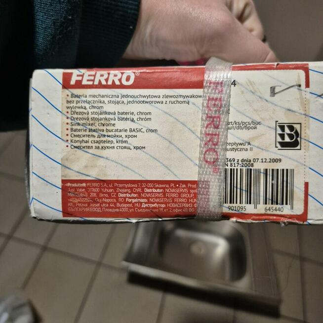 Zlewozmywak 60 x 80 + syfon i bateria