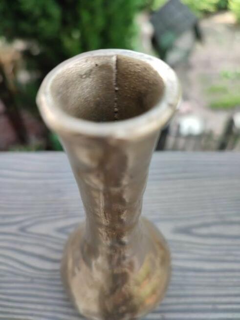 Wazonik mosiężny - masywny