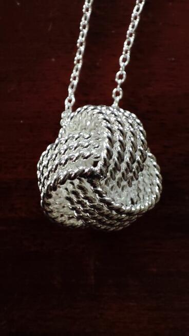 Komplet oryginalnej biżuterii - wisiorek+kolczyki