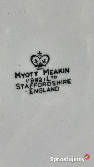 Talerz - wiatrak. Syg. Myott Meakin. Staffordshire. England