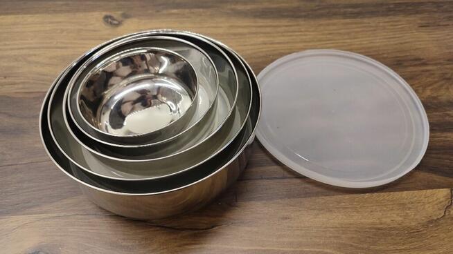 Pojemnik nierdzewne do żywności - kpl