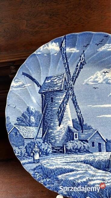 Talerz - wiatrak. Syg. Myott Meakin. Staffordshire. England