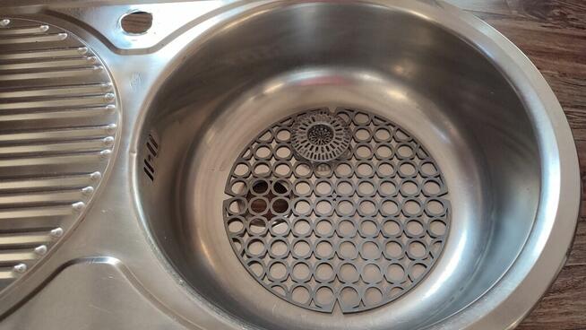 Zlewozmywak kuchenny nierdzewny jednokomorowy - 43,5cm x 83cm