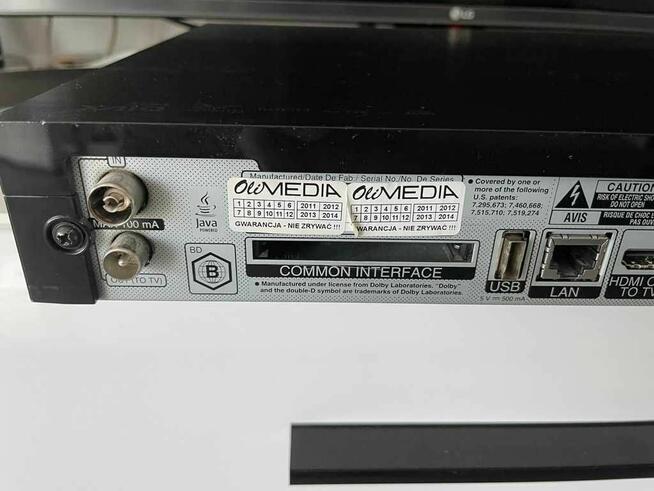 Odtwarzacz Blu-Ray LG HR925N z nagrywarką i tunerem DVB