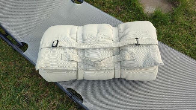 Leżak, Łóżko składane z daszkiem + materac