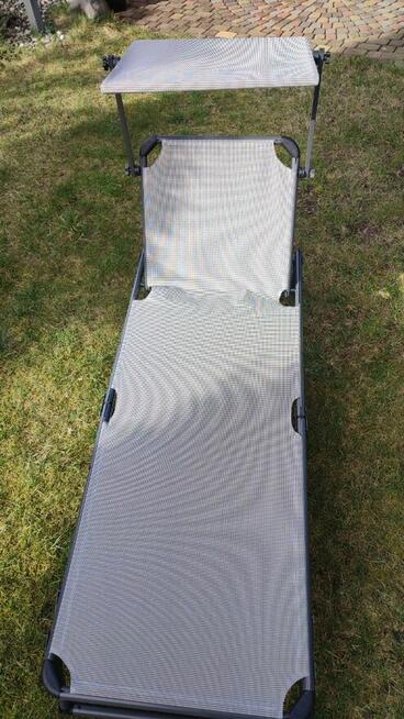 Leżak, Łóżko składane z daszkiem + materac