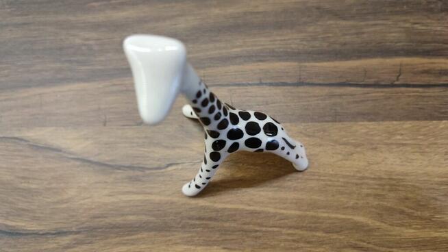 Porcelanowa figura Żyrafa - Ćmielów, projekt Hanny Orthwein