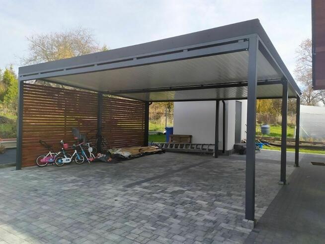 Wiata garażowa. Garaż. Z pom gospodarczym.