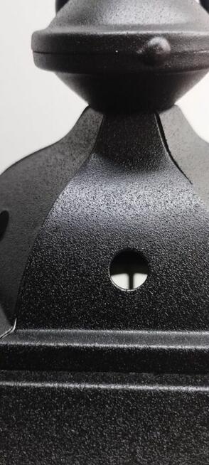 Lampiony metalowe szklone + świeczniki ledowe kpl-2szt