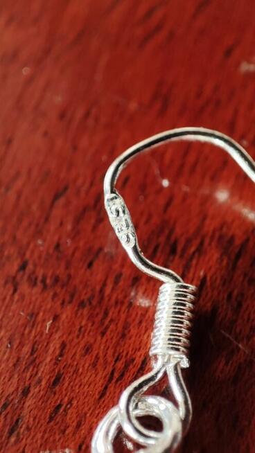 Komplet oryginalnej biżuterii_1 -wisiorek+kolczyki