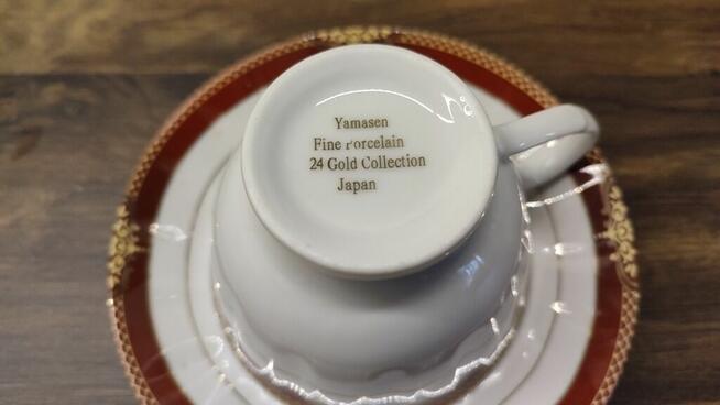 Serwis do kawy - porcelana japońska kpl