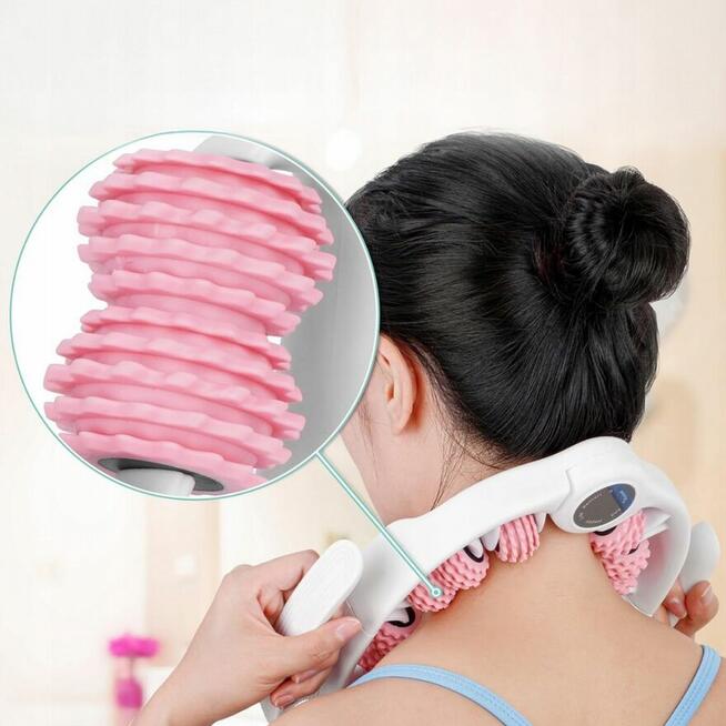 ROLLER RĘCZNY DO MASAŻU CIAŁA NA CELLULIT 180° REGULACJA UD