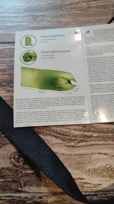 Sofa dmuchana powietrzem 160x70cm