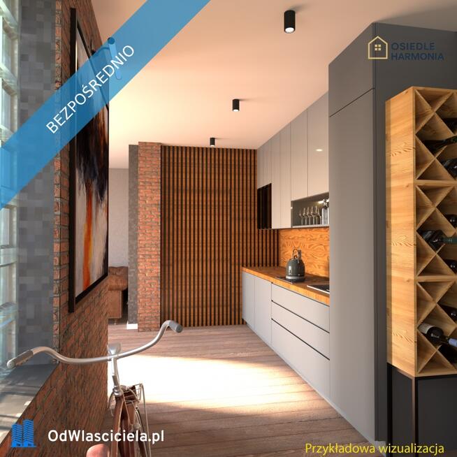 Kawalerka w centrum, taras, nowoczesne osiedle Harmonia