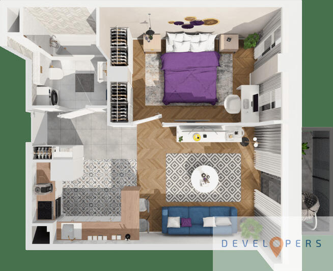 Nowe komfortowe 2 pokoje I Hala garażowa