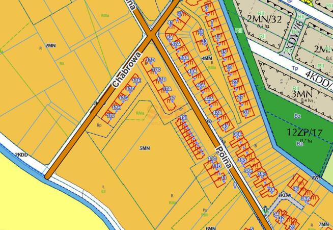 Działka budowlana Iwiny gm. Siechnice Iwiny, Chabrowa