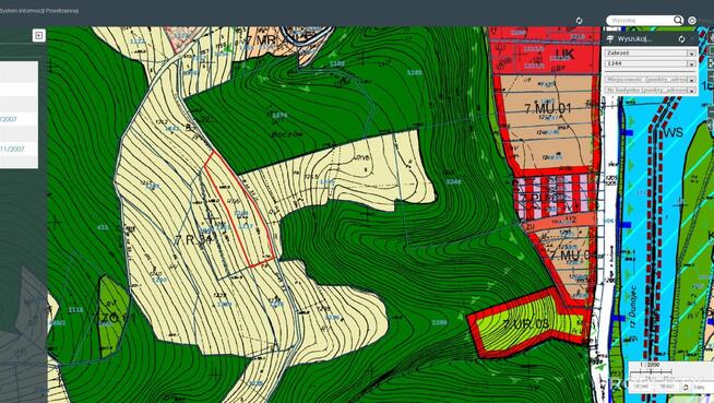 Działka rolna Zabrzeż gm. Łącko
