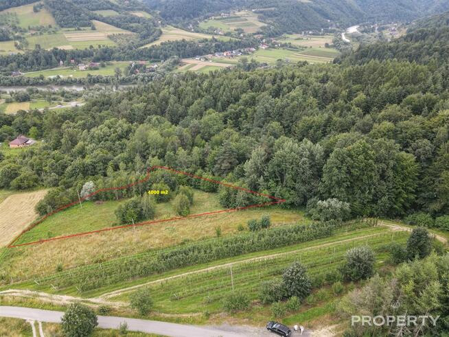 Działka Zabrzeż gm. Łącko