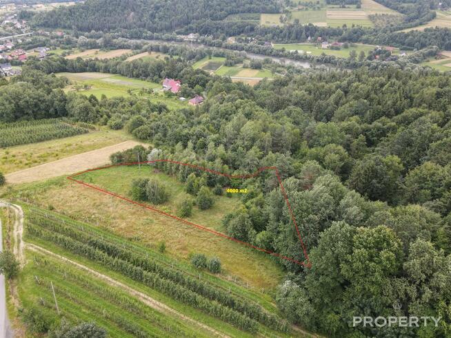 Działka Zabrzeż gm. Łącko