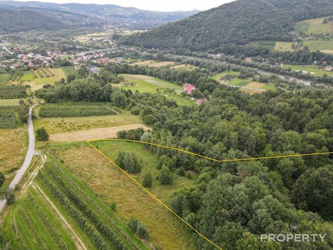 Działka Zabrzeż gm. Łącko