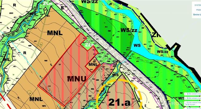 Działka usługowa Uście Gorlickie