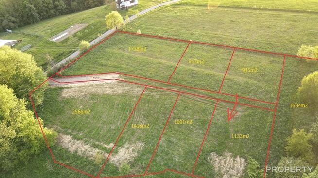 Działka rekreacyjna Posadowa Mogilska gm. Korzenna
