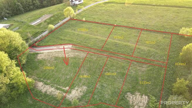 Działka rekreacyjna Posadowa Mogilska gm. Korzenna