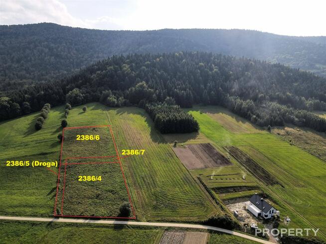 Działka usługowa Ptaszkowa gm. Grybów