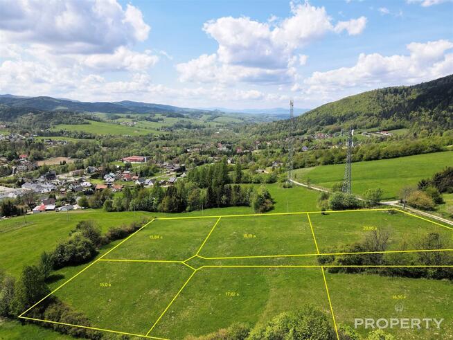 Działka usługowa Łabowa