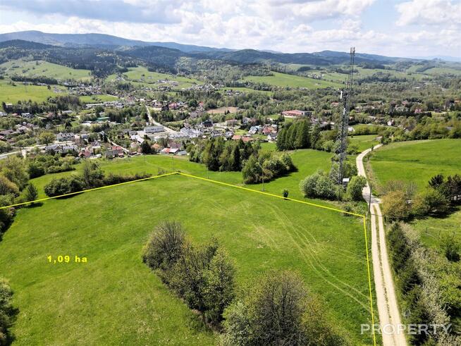 Działka usługowa Łabowa