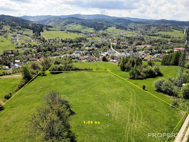 Działka usługowa Łabowa