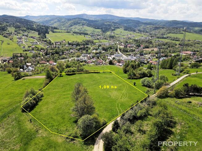 Działka usługowa Łabowa