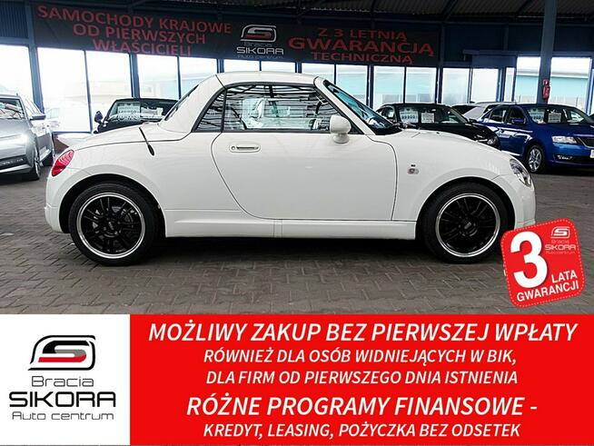 Daihatsu Copen JAPOŃSKI KABRIOLET ROADSTER Tylko 65 TysKm Biała Perła Skóra+Klima