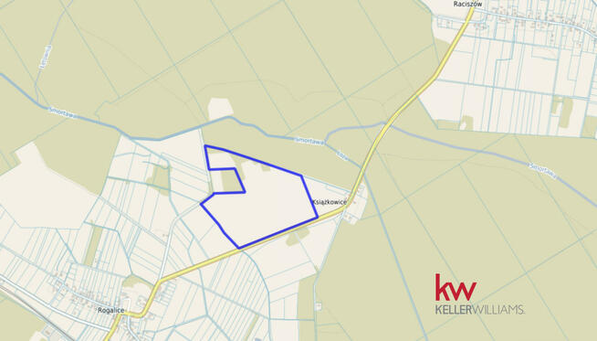 Działka inwestycyjna Rogalice gm. Lubsza,