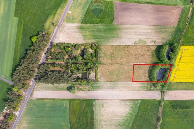 Wiosna, malownicza ze stawem dla miłośników natury