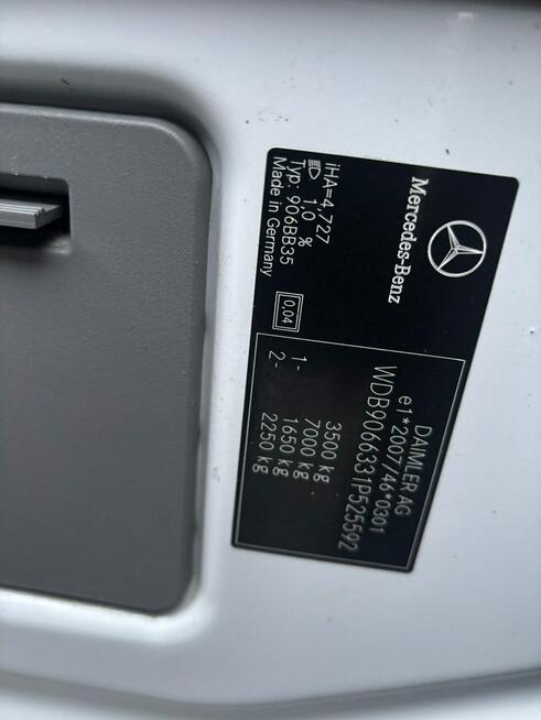 Mercedes Sprinter 2017*2.2 140 KM*L2H2*Bagażnik*2x drzwi boczne*3.5 t hak