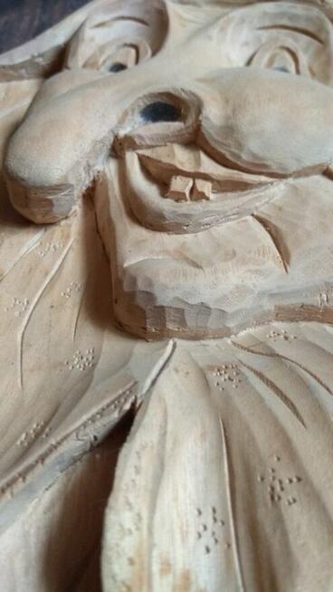 Płaskorzeźba - Klaun